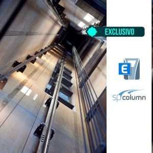 Muros en cajas de ASCENSORES y ESCALERAS